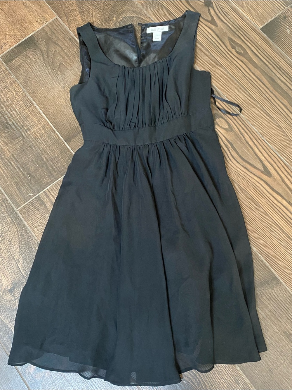 White House Black Market Black Midi Dress